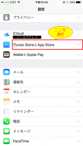 Select iTunes Store and App Store