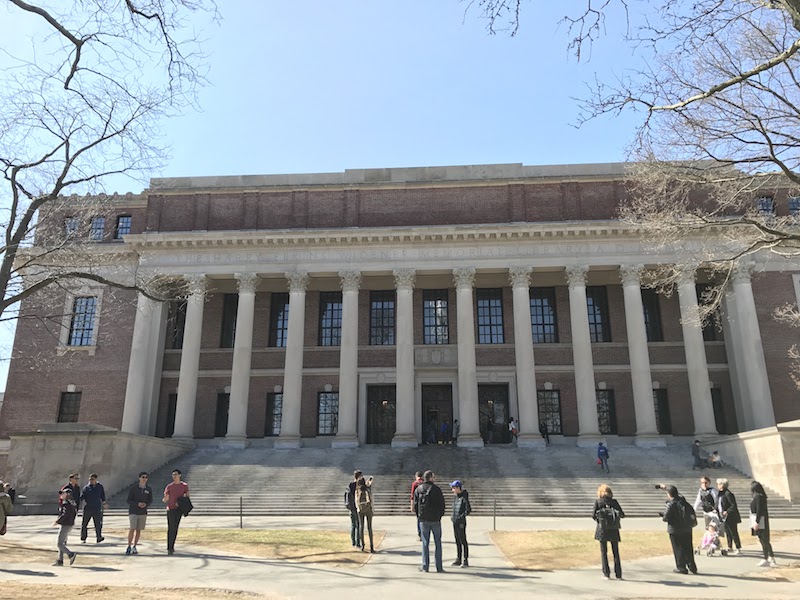 Widener Library at Harvard Yard