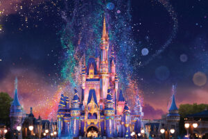 Cinderella Castle for 50th Anniversary at Disney World